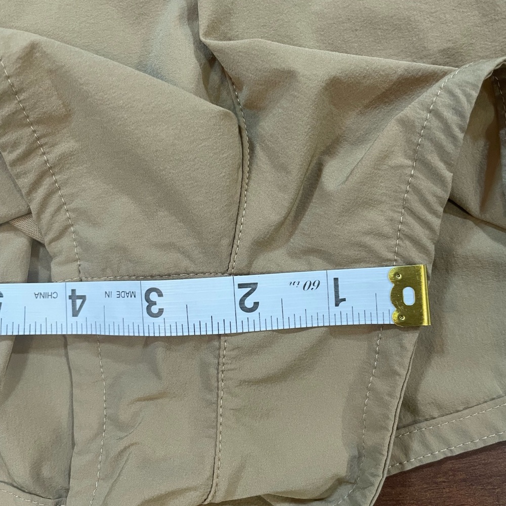 Joy Lab Tan High Rise Athletic Nylon Shorts Women’s Size Med Running Workout - Picture 6 of 7